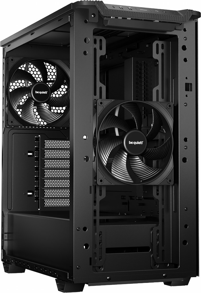 be quiet! PURE BASE 501 Schwarz linke seite