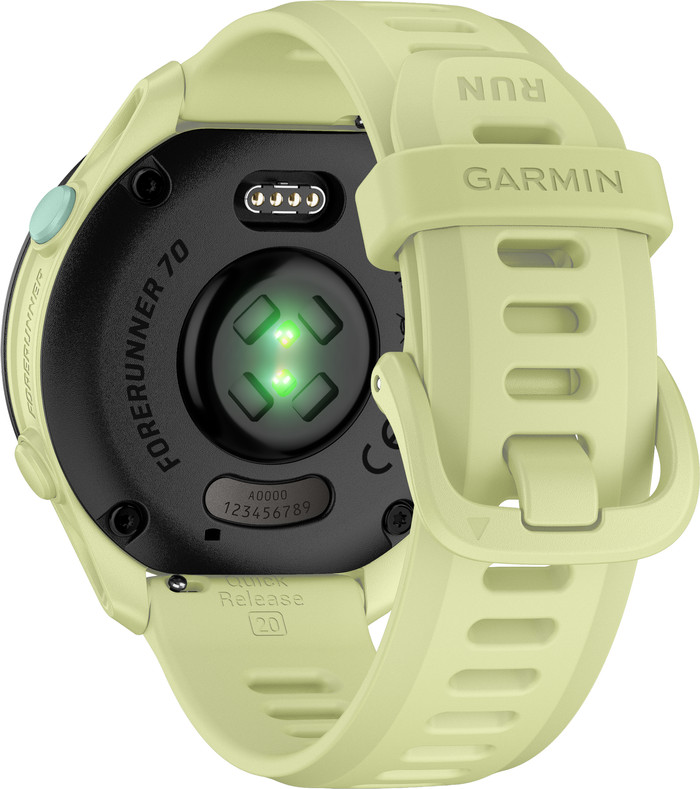 Garmin Forerunner 70 43mm Yellow back