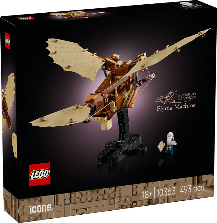 LEGO Icons Leonardo da Vincis Fluggerät 10363 verpackung