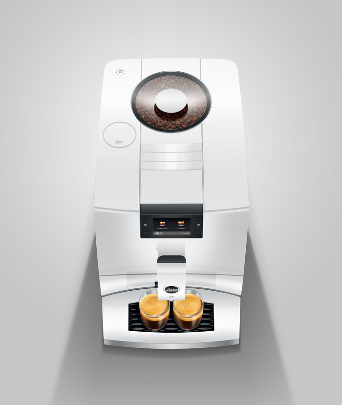 JURA C9 Piano White (EA) oberseite