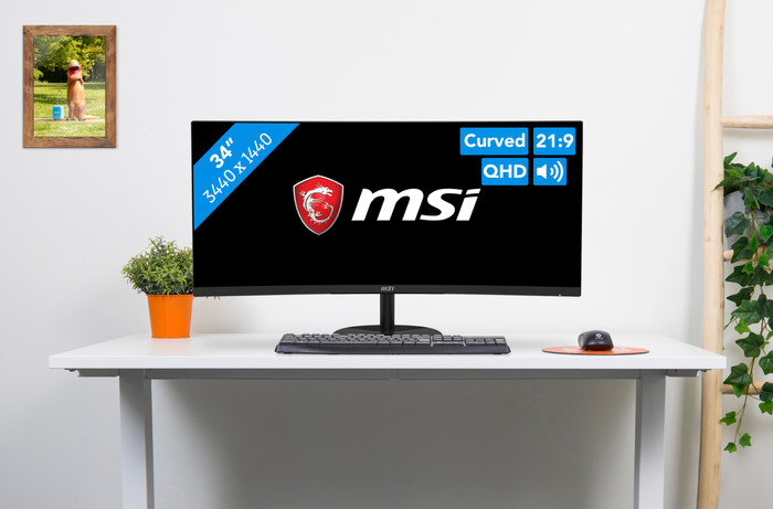 MSI PRO MP341CQ E12 Curved visuelles Coolblue 1
