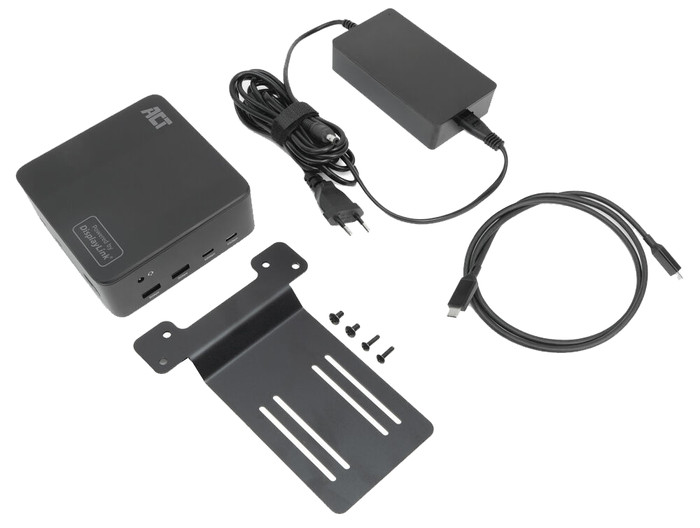 ACT USB-C Triple 4K DisplayLink Dockingstation detail