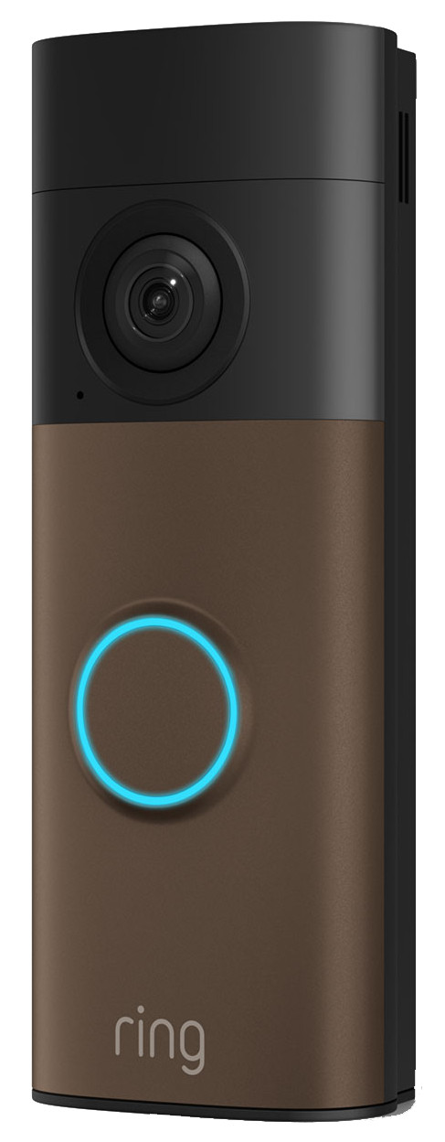 Ring Akku-Videotürklingel 2. Generation Braun rechte seite
