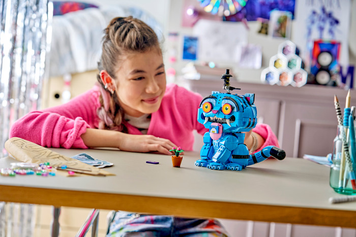 LEGO KPop Demon Hunters Der Tiger Derpy und die Elster Sussie 72537 produkt in gebrauch