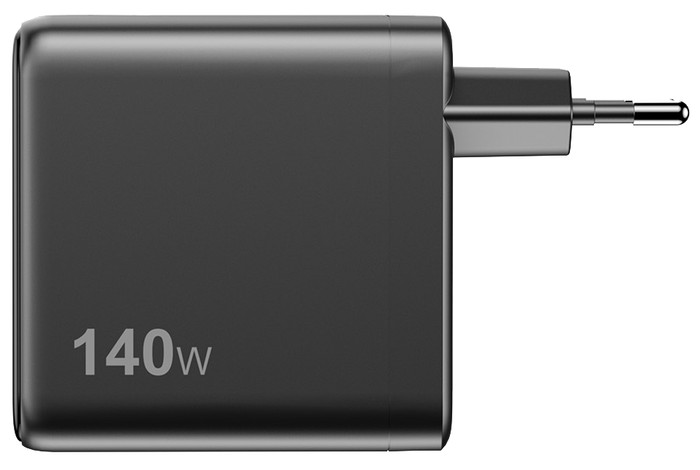 Sitecom 140 W GaN Ladegerät mit LED-Display vorne