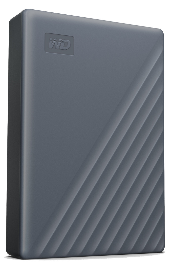 WD My Passport Ultra 5TB Blue left side