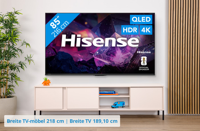 Hisense QLED 85 Zoll E79S PRO (2026) visuelles Coolblue 1