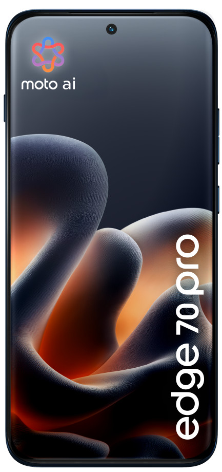 Motorola Edge 70 Pro 256GB Blau 5G vorne