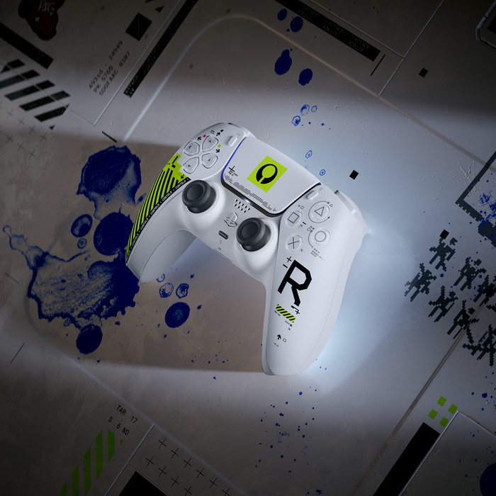 Sony PlayStation 5 DualSense Kabelloser Controller MARATHON Limited Edition produkt in gebrauch