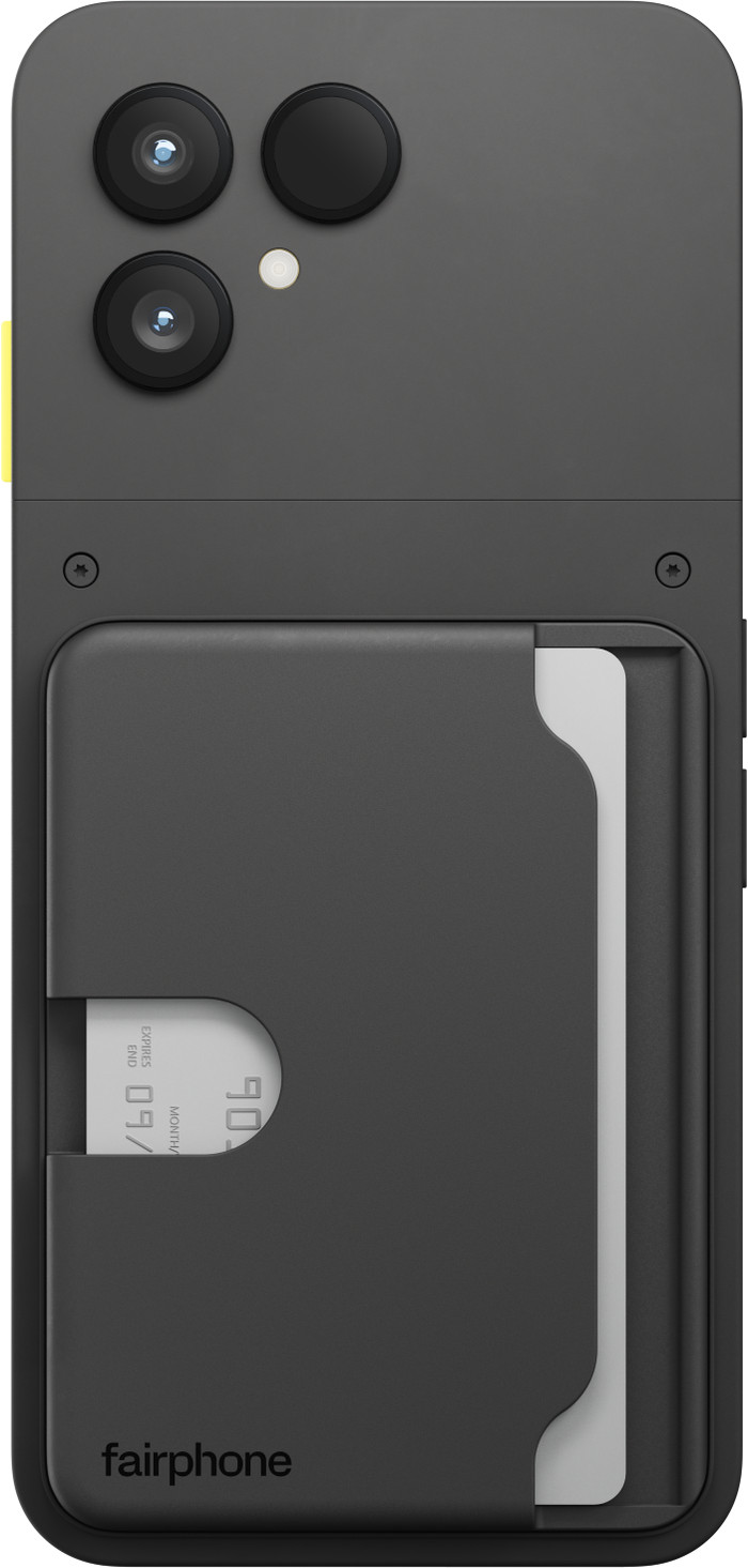 Fairphone Card Wallet for the Fairphone 6 Black product in use