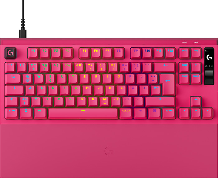 Logitech G PRO X2 RAPID TKL Gaming-Tastatur Rosa Qwertz Main Image