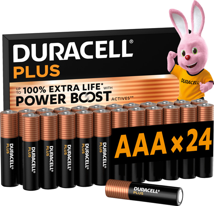 Duracell Plus AAA-Batterien 24 Stück Main Image
