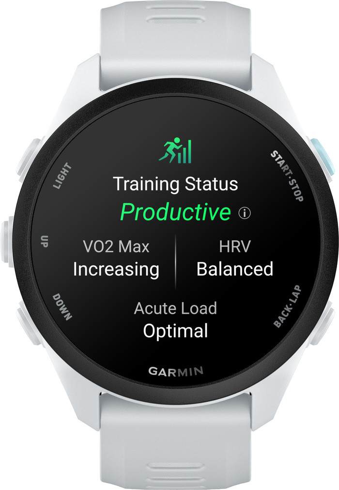 Garmin Forerunner 70 43mm White front