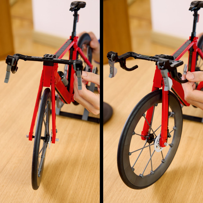 LEGO Icons Rennrad 11380 produkt in gebrauch