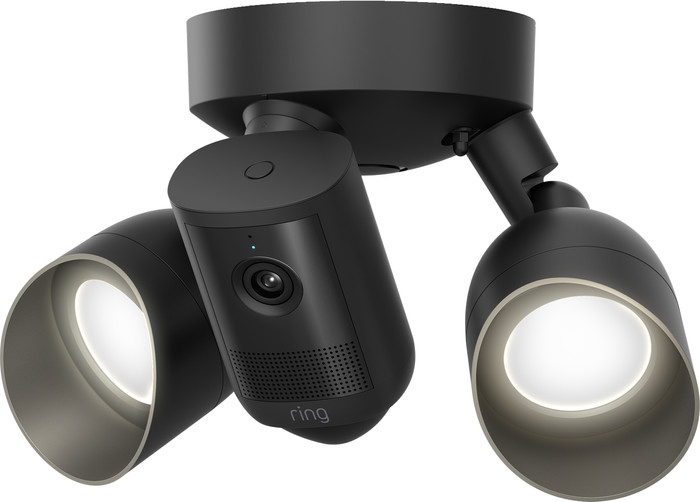 Ring Floodlight Cam 2. Generation Schwarz rechte seite