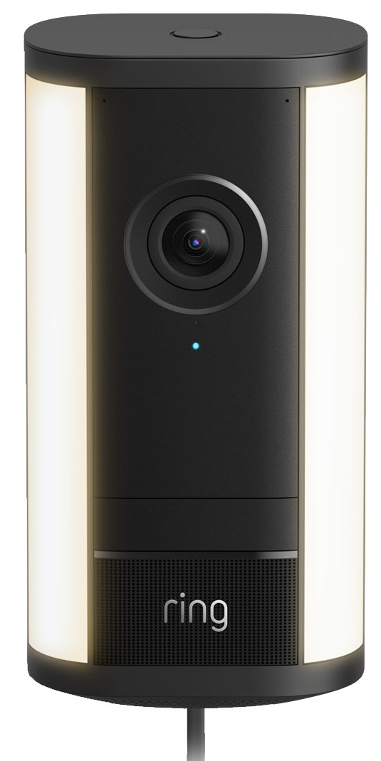 Ring Spotlight Cam Pro 2. Generation Kabelgebunden Schwarz vorne