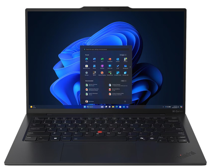 Lenovo ThinkPad X1 Carbon G13 (Intel) Copilot+ PC - 21NS016DMH QWERTY front