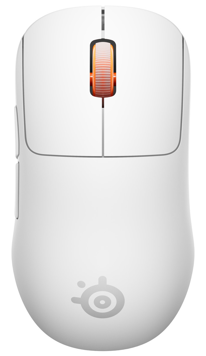 SteelSeries Sensei Pro WL Mini Wireless Gaming Mouse White top