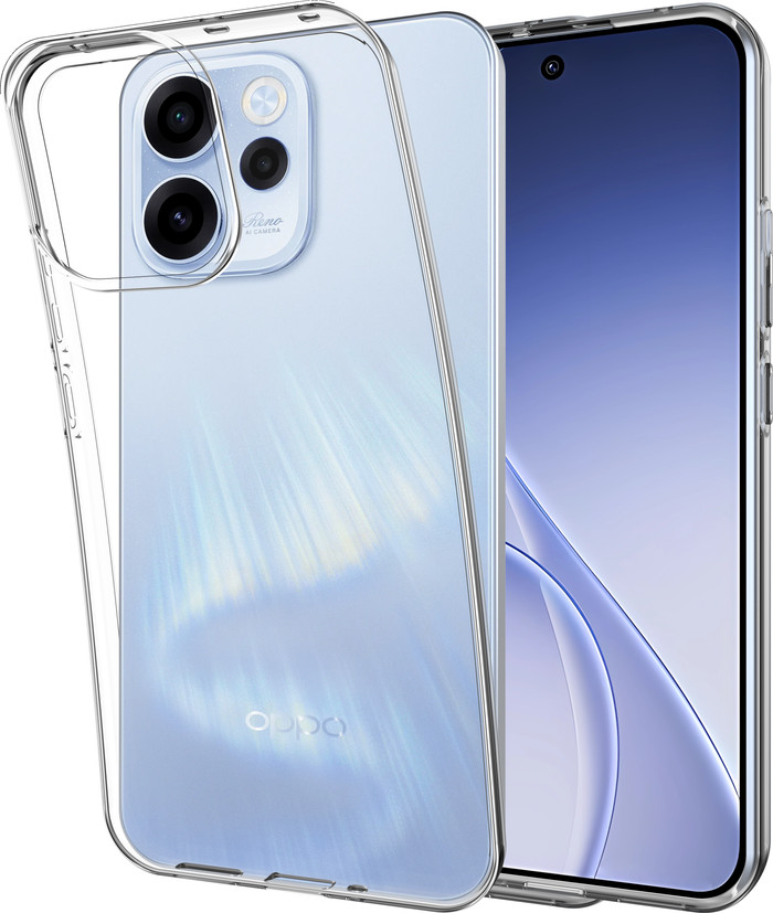 Just in Case Soft Design OPPO Reno15 F Back Cover Transparent front