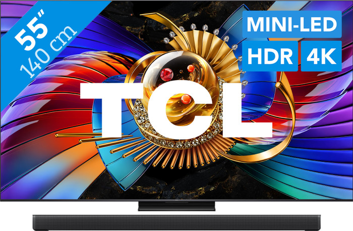 TCL SQD Mini LED 55" 80L (2026) + TCL A65K Main Image