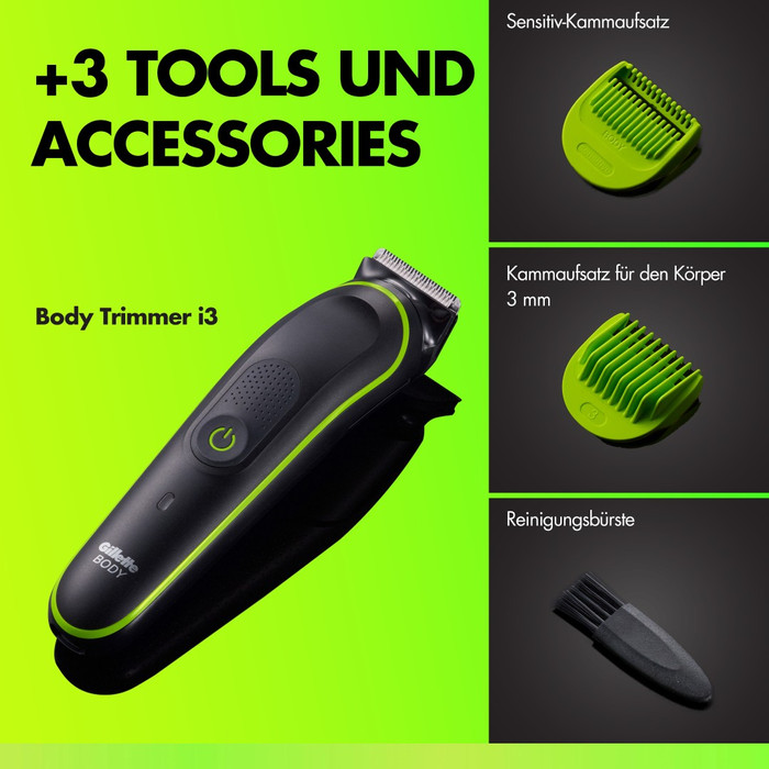 GilletteLabs i3 Body + Intimate zubehör