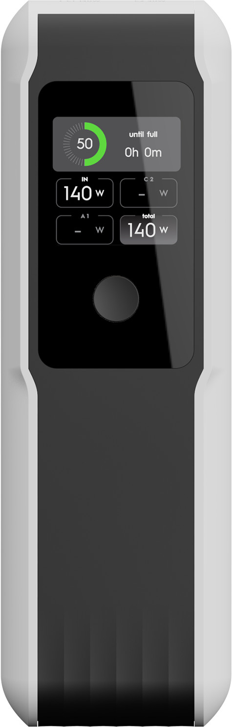 Xtorm NextGen 140 W Powerbank 27.000 mAh Weiß linke seite