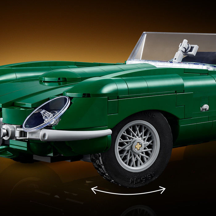 LEGO Icons Jaguar E-Type 11381 product in use