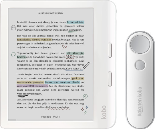 Kobo Libra Colour Weiß + Remote Main Image
