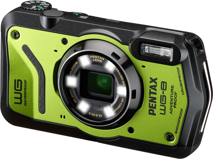 Pentax WG-8 Grün rechte seite