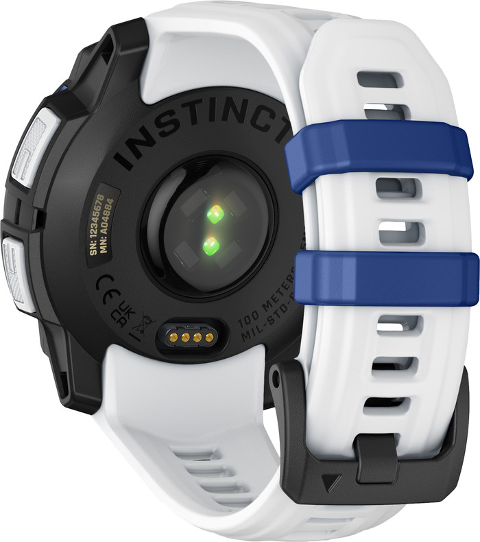 Garmin Instinct 3 Solar White 45mm back