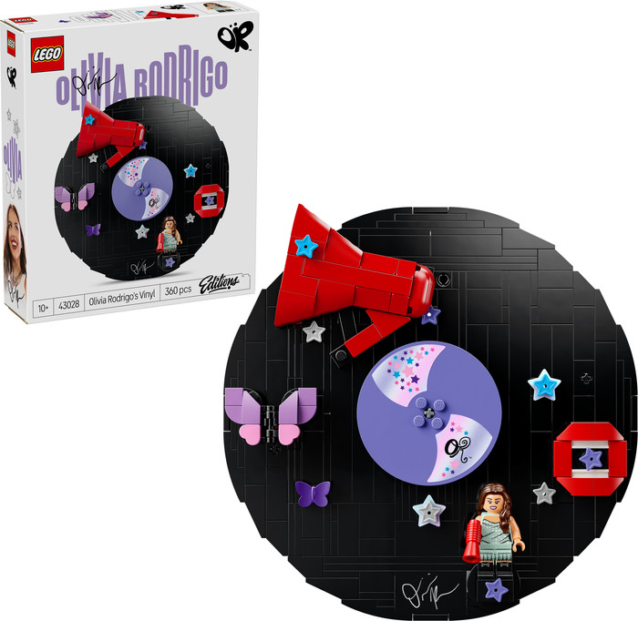 LEGO Editions Olivia Rodrigos Schallplatte 43028 rechte seite