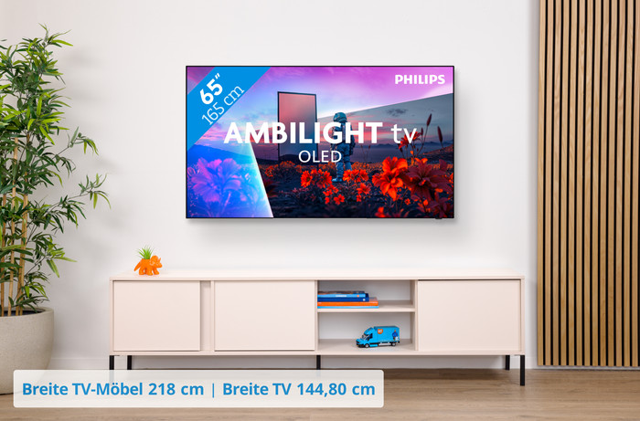 Philips Ambilight 65 Zoll OLED811 (2026) visuelles Coolblue 1