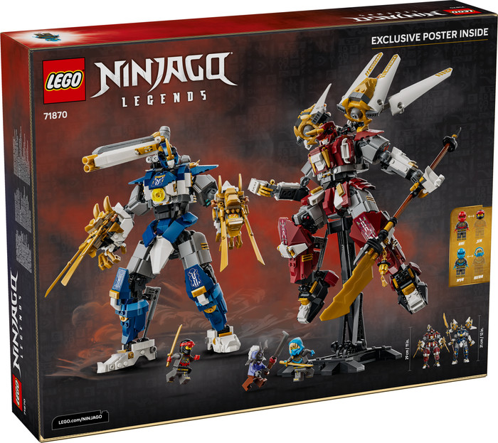 LEGO Ninjago Die Zwillings-Titanmechs 71870 verpackung
