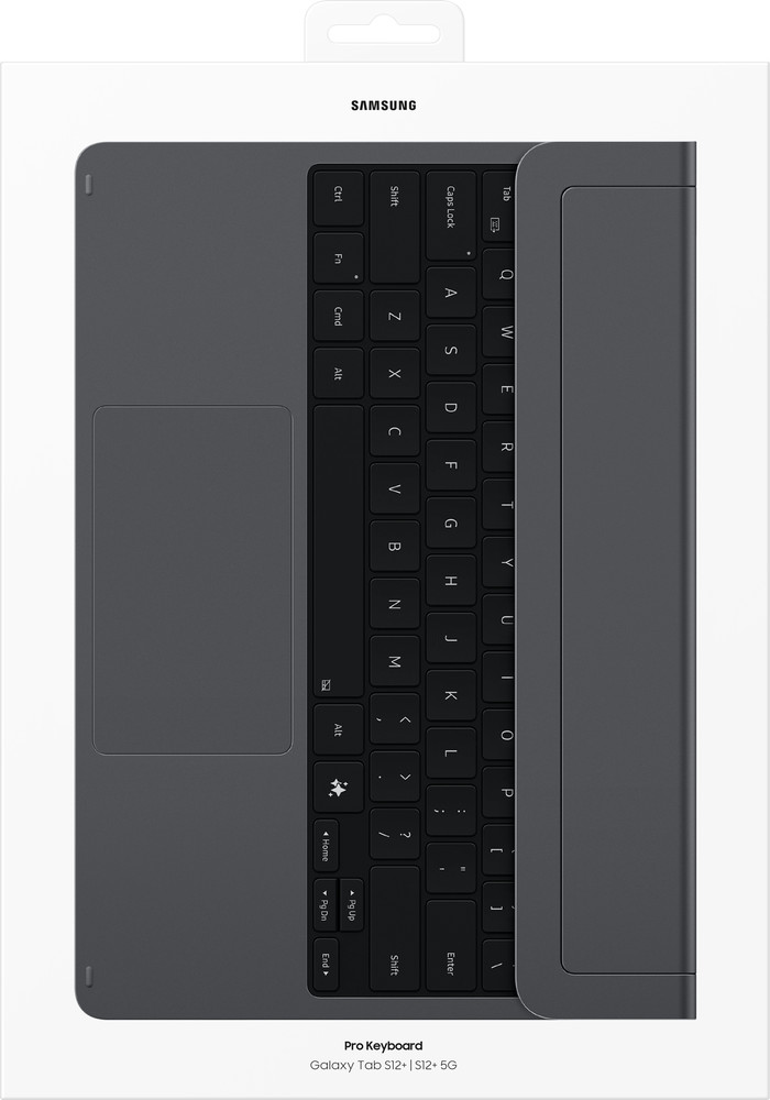 Samsung Galaxy Tab S12 Plus Tastaturhülle QWERTZ Schwarz verpackung