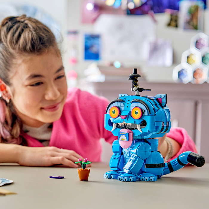 LEGO KPop Demon Hunters Der Tiger Derpy und die Elster Sussie 72537 produkt in gebrauch