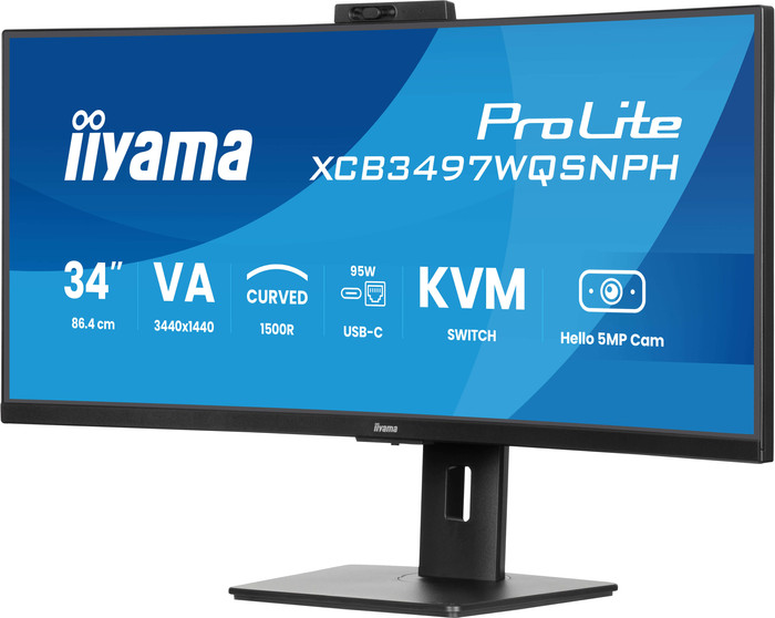 Iiyama Prolite XCB3497WQSNPH-B1 front