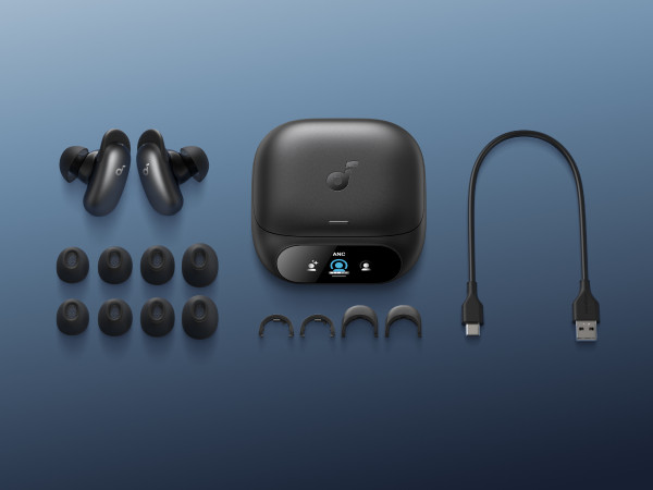 soundcore Liberty 5 Pro Black product in use