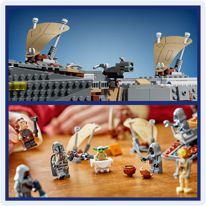 LEGO Star Wars Offworld Sandcrawler en Mudhorn 75453 detail