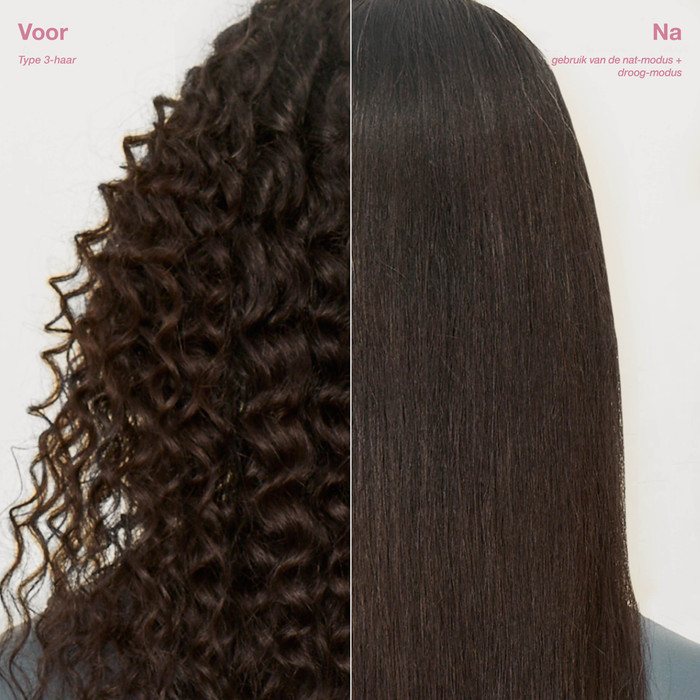 Shark SilkiPro Straight HT401EUPK Rose Petal produkt in gebrauch