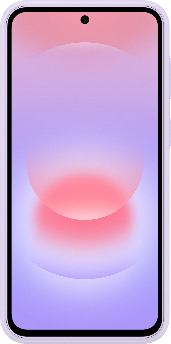 Samsung Galaxy A37 Backcover aus Silikon Lila vorne