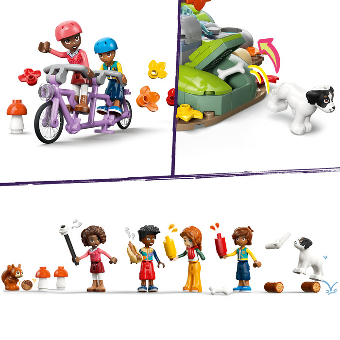 LEGO Friends Cozy Fall Forest Cabin 42705 product in use
