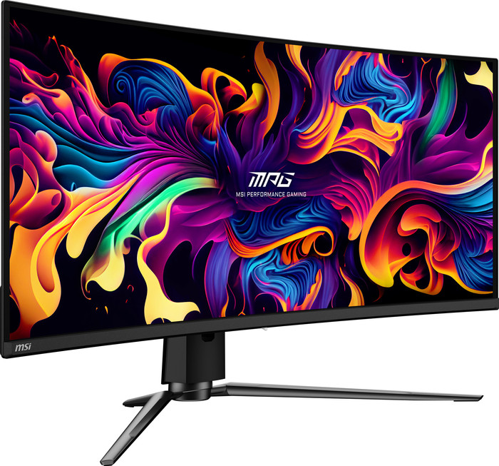 MSI MPG 341CQPX QD-OLED Curved front