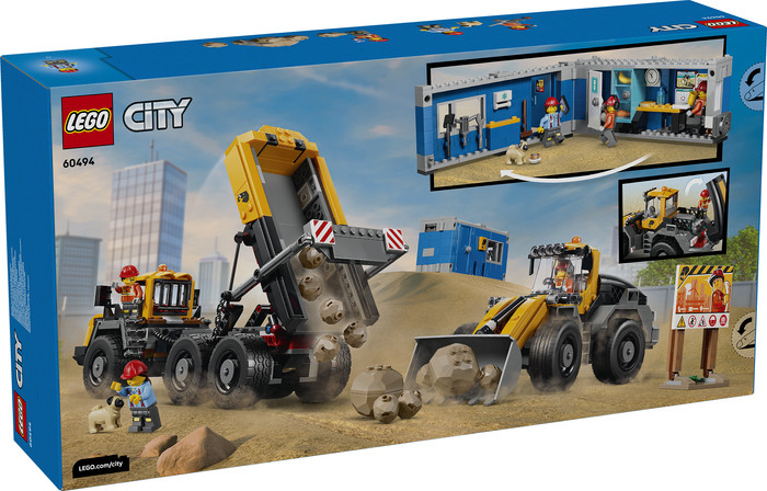LEGO City Kipplaster und Schaufellader 60494 verpackung