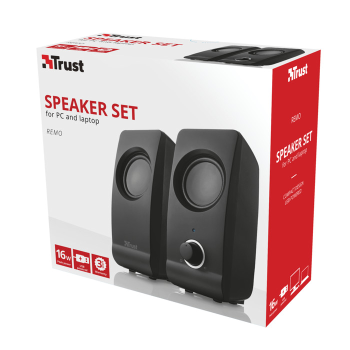 Trust Remo 2.0 PC Speaker Set packaging