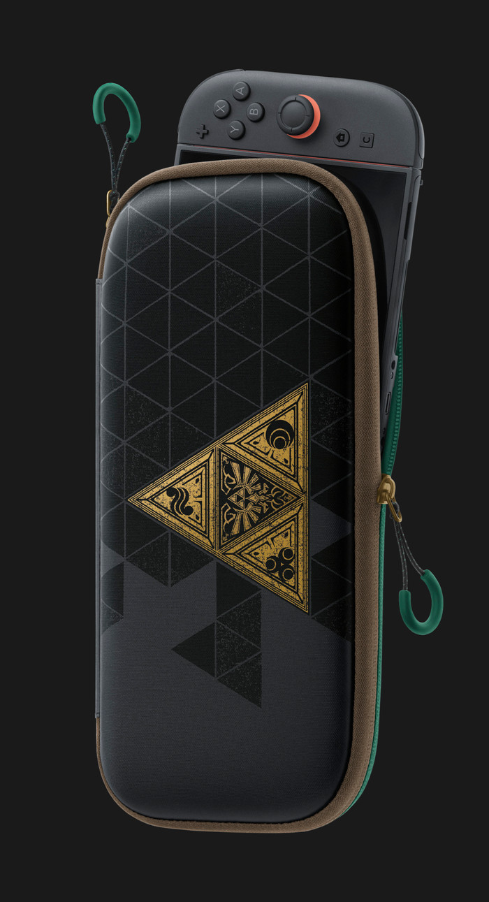Nintendo Switch 2 Schutzhülle The Legend of Zelda Edition zum 40. Jubiläum produkt in gebrauch