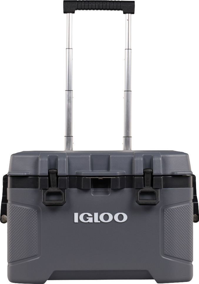 Igloo Trailmate 52 QT Carbonite Roller Kühlbox vorne