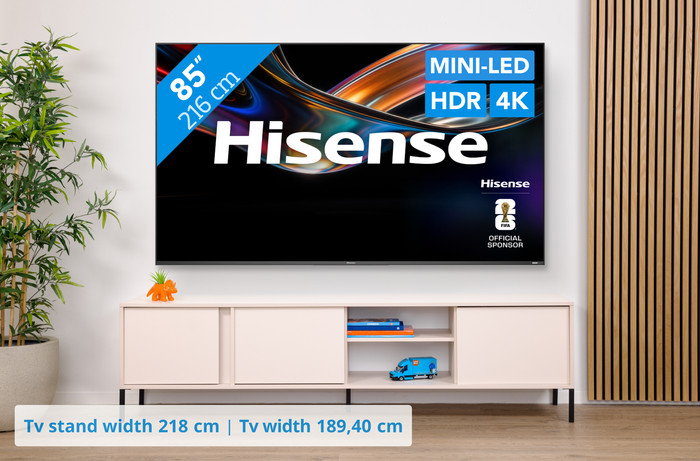 Hisense RGB Mini-LED 85 inches UR9S (2026) visual Coolblue 1