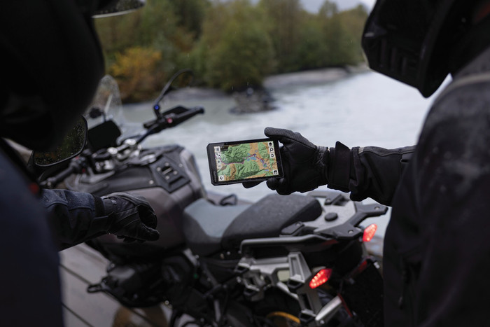Garmin Zumo XT 3 4,7 Zoll Welt produkt in gebrauch
