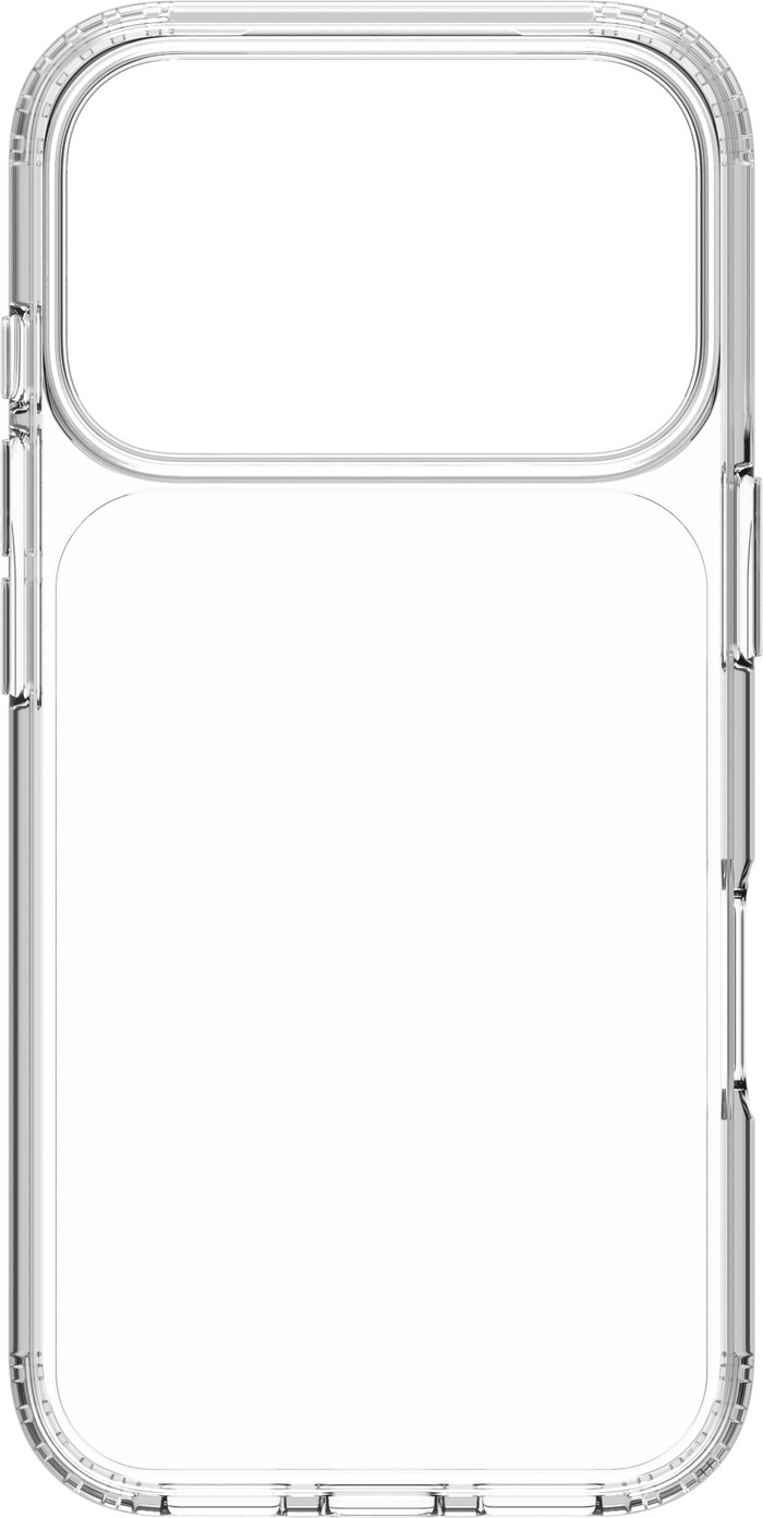 BlueBuilt Protective Cover iPhone 17 Pro Transparent + Privacy Displayschutz Doppelpack rückseite