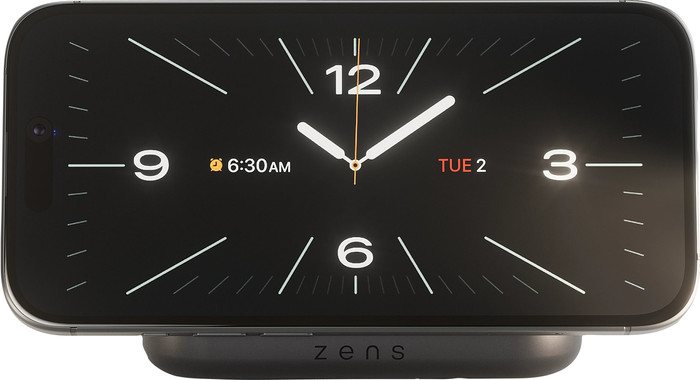 ZENS MagSafe und Qi2 Kabelloses Ladegerät 15 W mit Ständer Schwarz Main Image